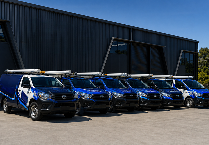 Fleet of Millers Point Blocked Drains plumbing vans