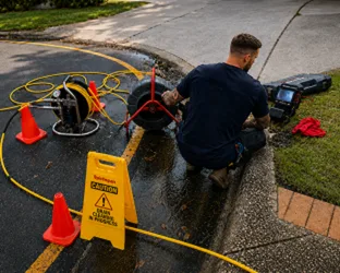 On-site drain inspection at a Millers Point property